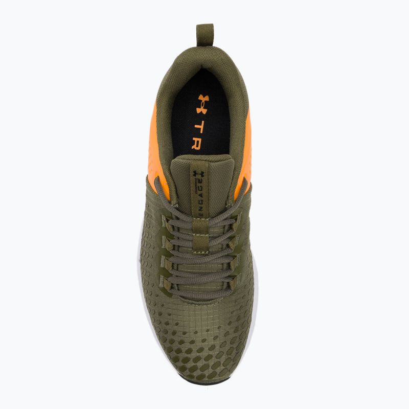 Under Armour Charged Engage 2 scarpe da allenamento da uomo verde/arancione/ nero 6