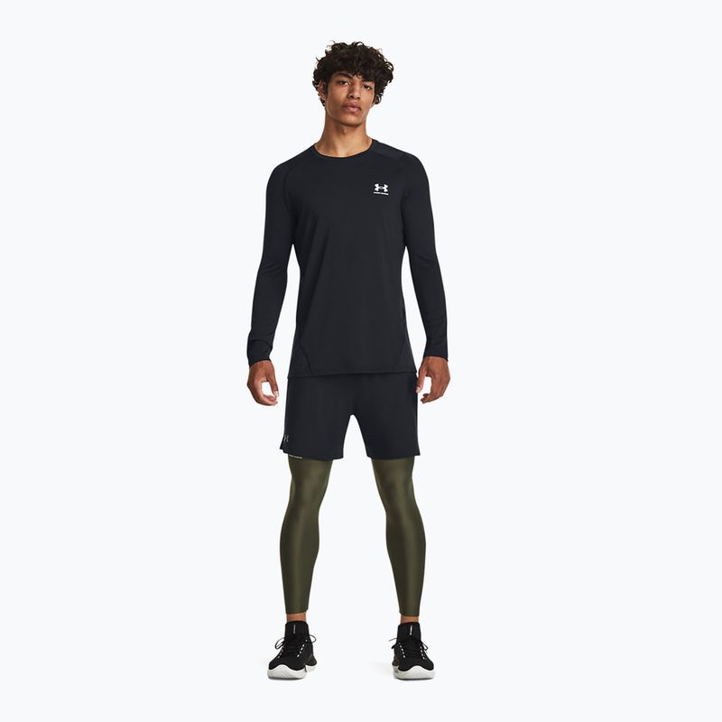 Leggings da allenamento uomo Under Armour HeatGear marine da green/white 2