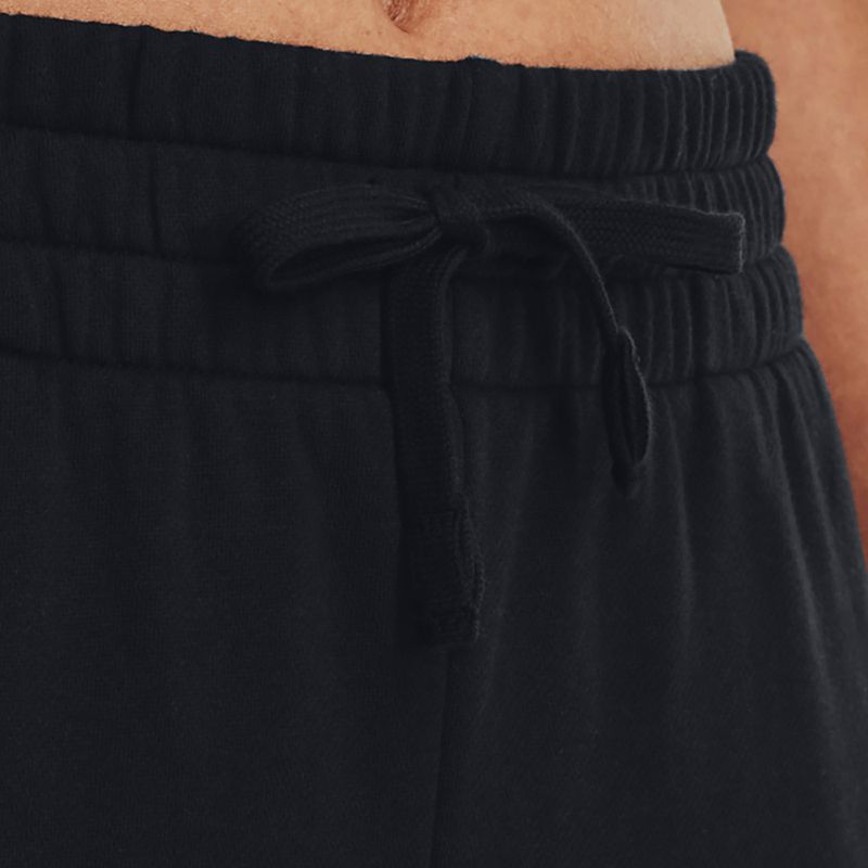 Pantaloni da donna Under Armour Rival Fleece Straight Mod Rack black/white 4
