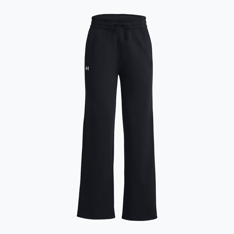 Pantaloni da donna Under Armour Rival Fleece Straight Mod Rack black/white 5