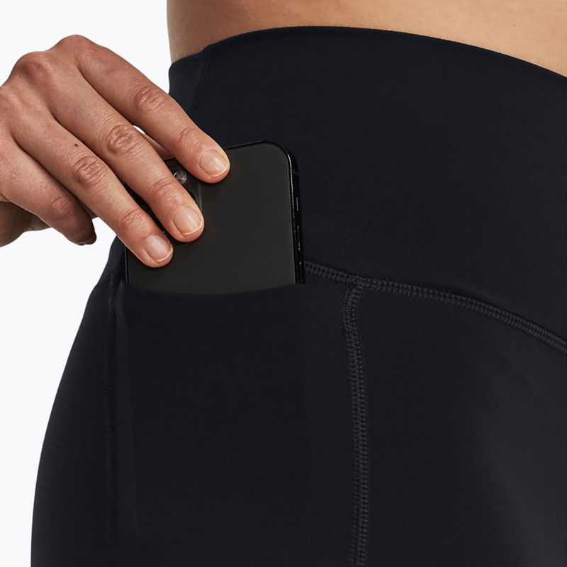 Pantaloncini da allenamento Under Armour Meridian Bike 7in nero/nero da donna 4