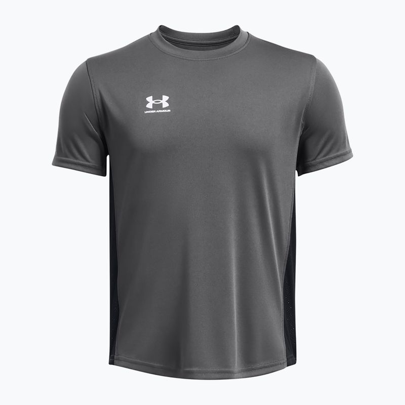 Maglia da calcio Under Armour Challenger Train da bambino, colore bianco/marrone