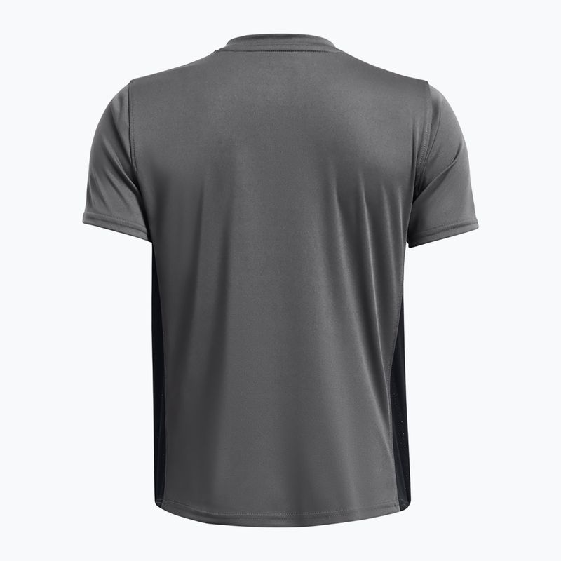 Maglia da calcio Under Armour Challenger Train da bambino, colore bianco/marrone 2