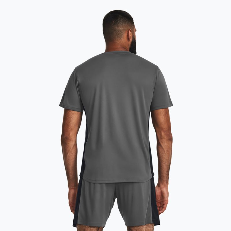 Maglia da calcio Under Armour Challenger Train da uomo, colore bianco/castano 3