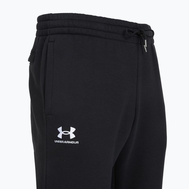 Pantaloni da uomo Under Armour Icon Fleece Pant black/white 3