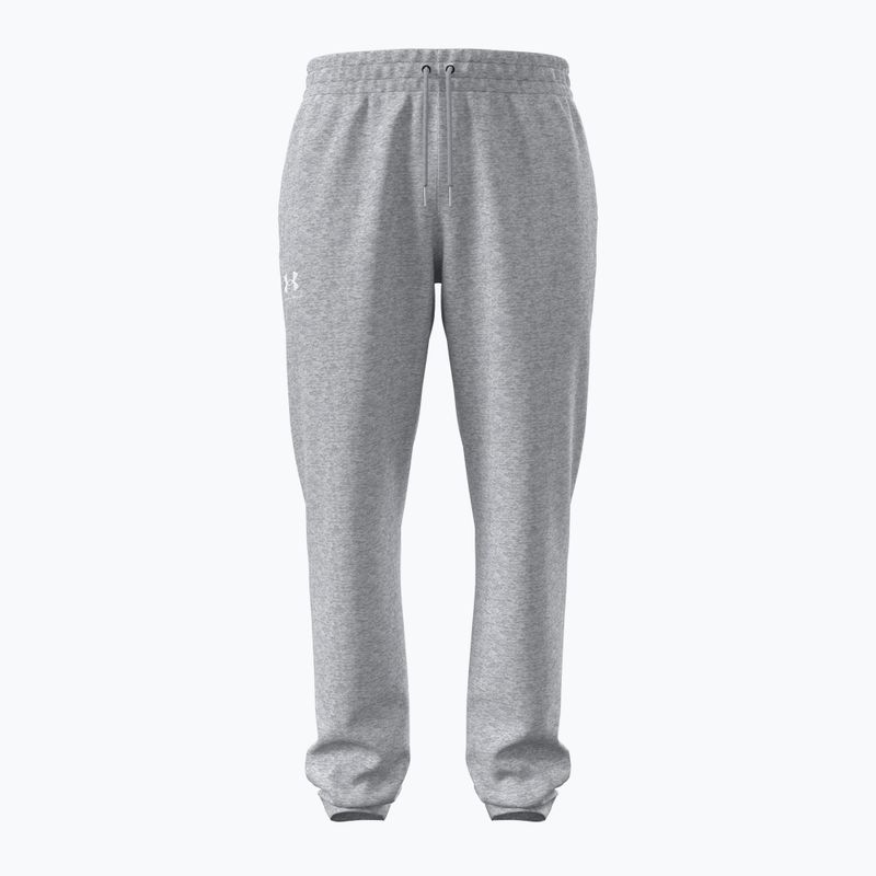 Pantaloni da uomo Under Armour Icon Fleece Pant mod gray full heather/white 5