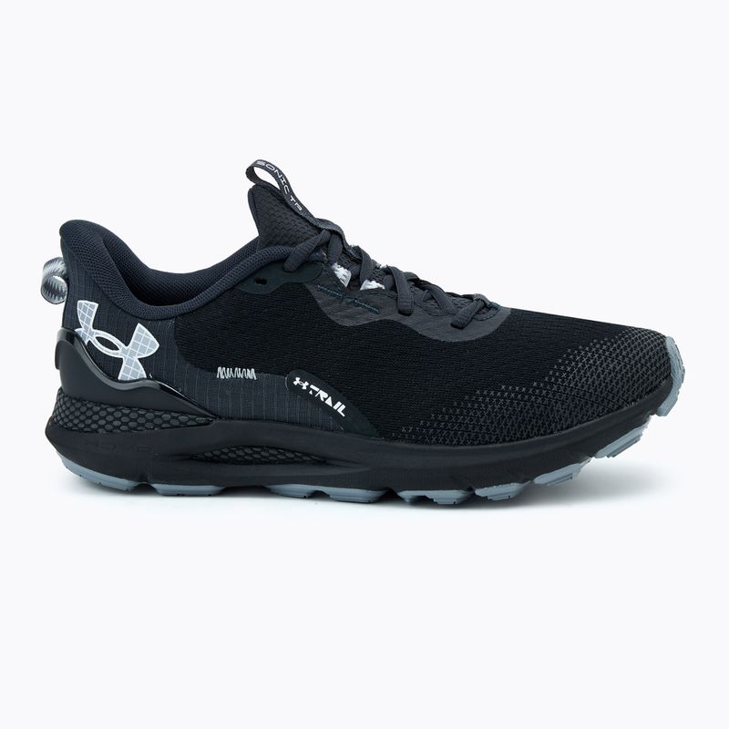 Under Armour Sonic Trail scarpe da corsa da uomo nero/antracite/acciaio 2