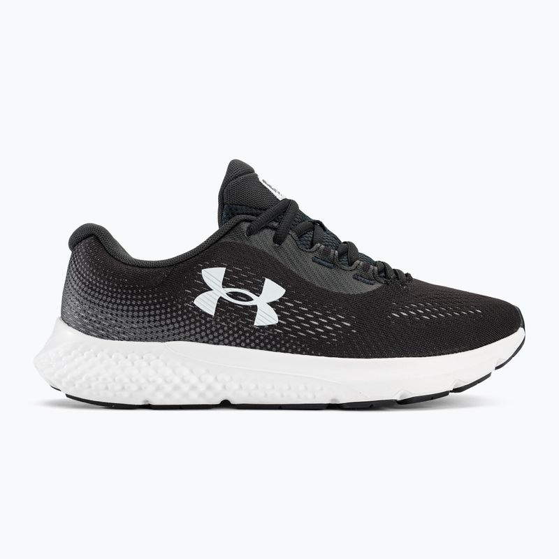 Under Armour Charged Rogue 4 nero/bianco/bianco scarpe da corsa da uomo 2