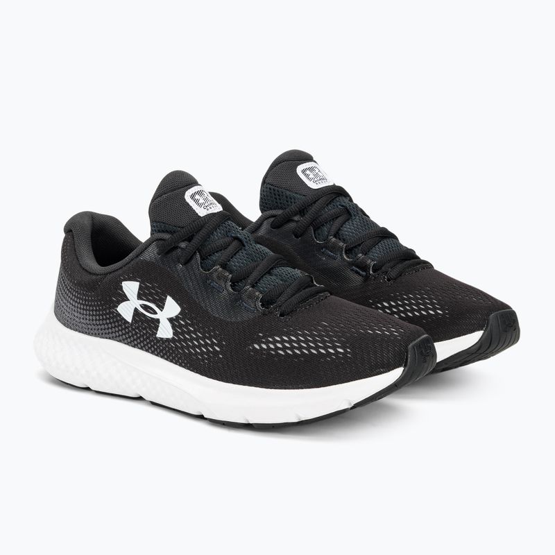 Under Armour Charged Rogue 4 nero/bianco/bianco scarpe da corsa da uomo 4