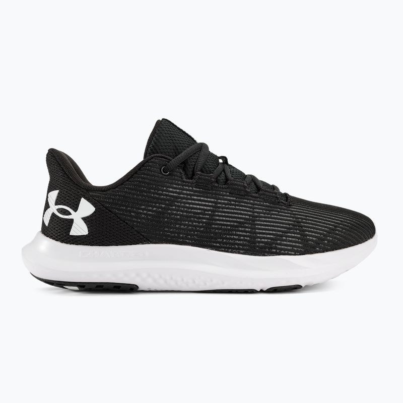 Under Armour Charged Speed Swift nero/bianco/bianco scarpe da corsa da uomo 2