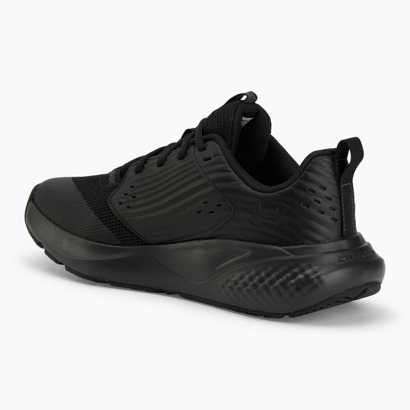 Under Armour Commit 4 nero/ultimate black/castlerock scarpe da ginnastica da uomo 3