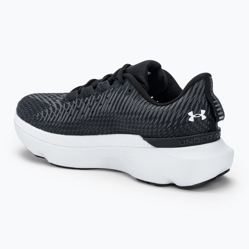 Under Armour Infinite Pro, scarpe da corsa da uomo, nero/castello/bianco 3