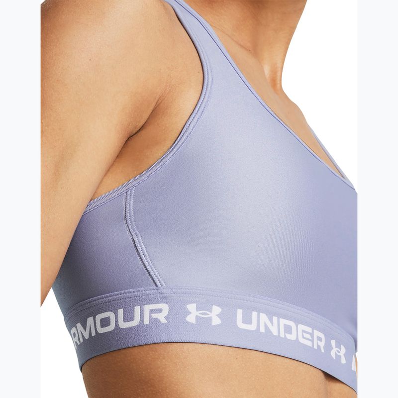 Reggiseno fitness Under Armour Crossback Mid celeste/celeste/bianco 3