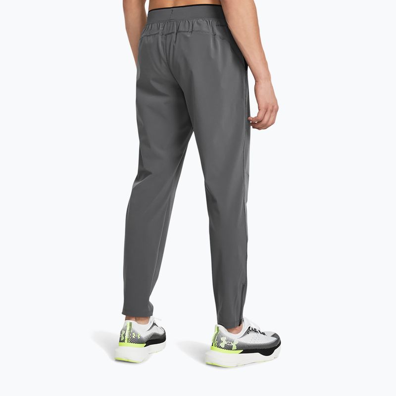 Pantaloni da corsa Under Armour Storm Run da uomo color castlerock / nero / riflettente 3