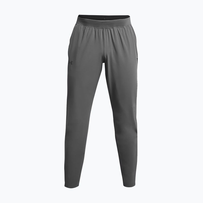 Pantaloni da corsa Under Armour Storm Run da uomo color castlerock / nero / riflettente 7