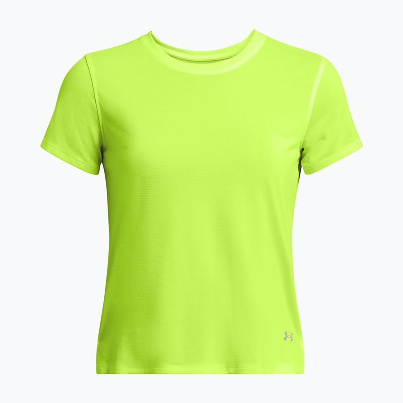 Maglia da corsa Under Armour Launch da donna, alta visibilità, giallo/riflettente 4