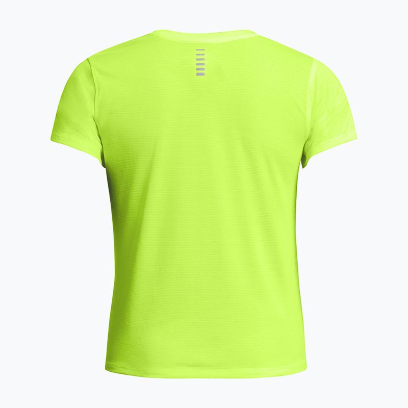Maglia da corsa Under Armour Launch da donna, alta visibilità, giallo/riflettente 5