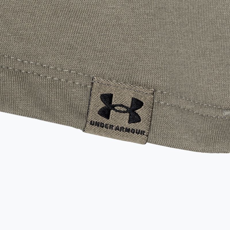 Maglietta da allenamento Under Armour Campus Boxy Crop taupe dusk/black da donna 6