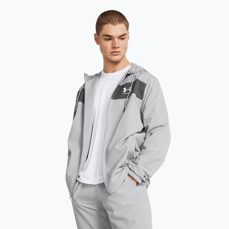 Giacca a vento Under Armour Sportstyle da uomo mod. grigio/castano/bianco