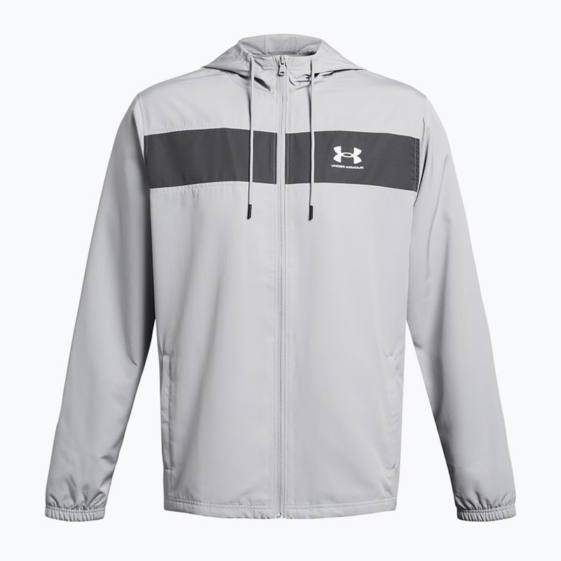 Giacca a vento Under Armour Sportstyle da uomo mod. grigio/castano/bianco 3