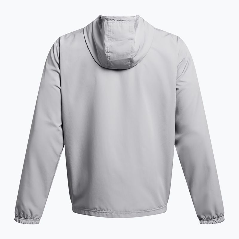 Giacca a vento Under Armour Sportstyle da uomo mod. grigio/castano/bianco 4