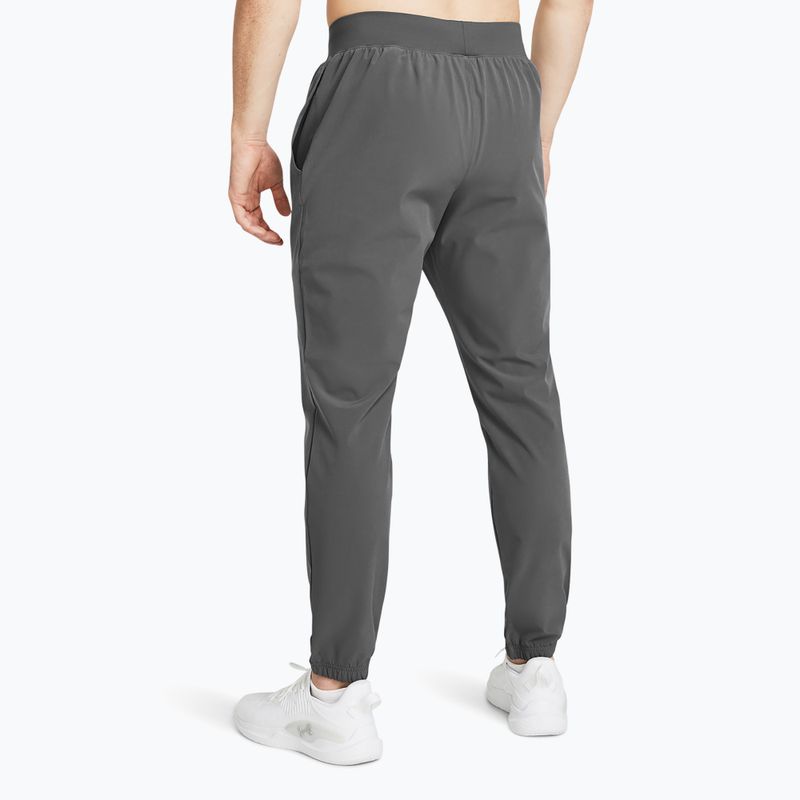 Under Armour Stretch Woven Joggers da uomo, colore nero/marrone 3