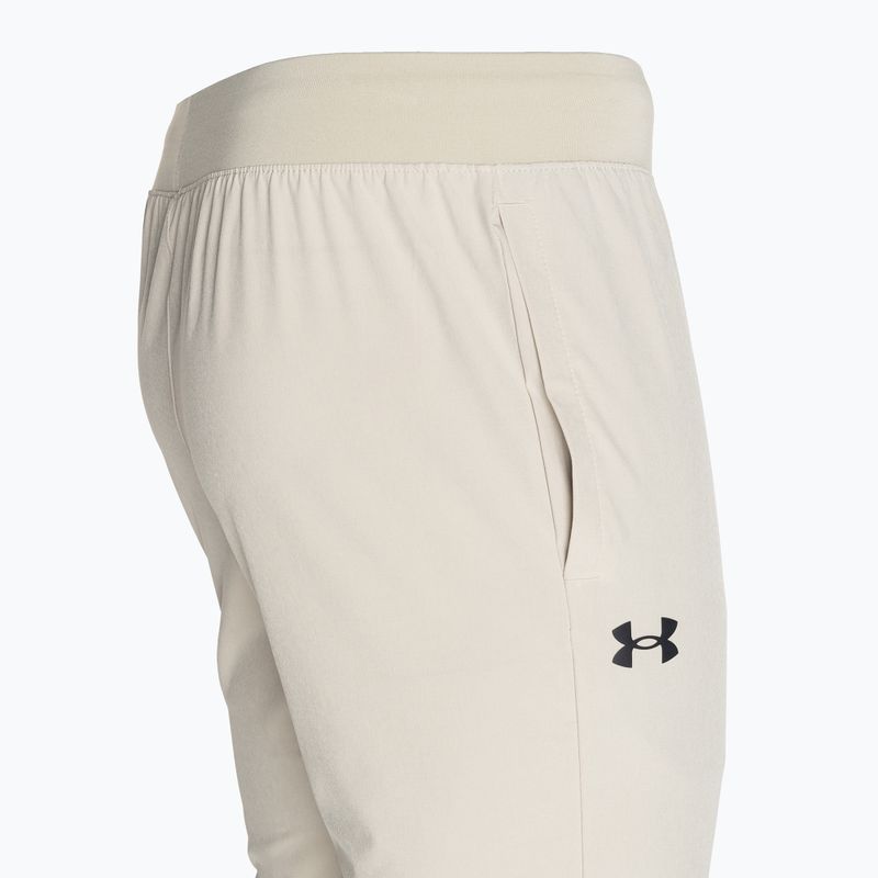 Pantaloni Under Armour Stretch Woven Joggers da uomo base cachi/nero 7