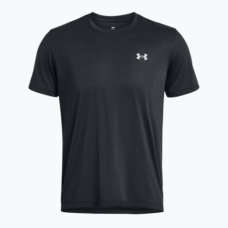 Maglietta da running Under Armour Streaker nera/riflettente da uomo 3