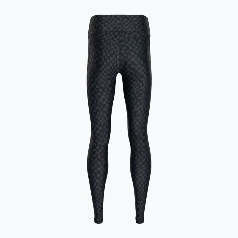 Leggings da donna Under Armour Armour Aop Ankle Compression nero/antracite/bianco 6