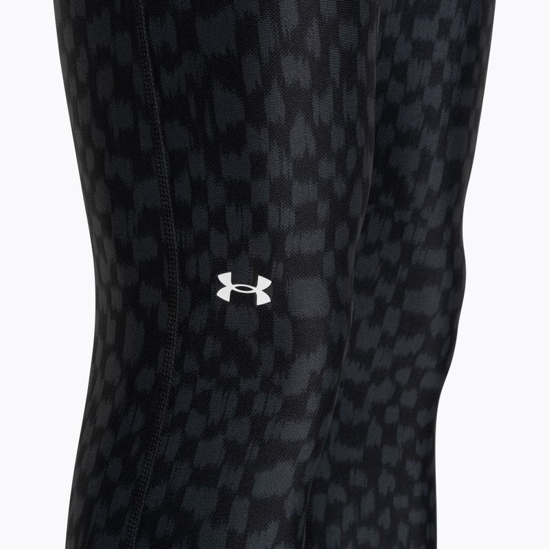 Leggings da donna Under Armour Armour Aop Ankle Compression nero/antracite/bianco 7