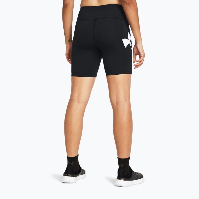 Pantaloncini Under Armour da donna Capmus 7in nero/bianco 3