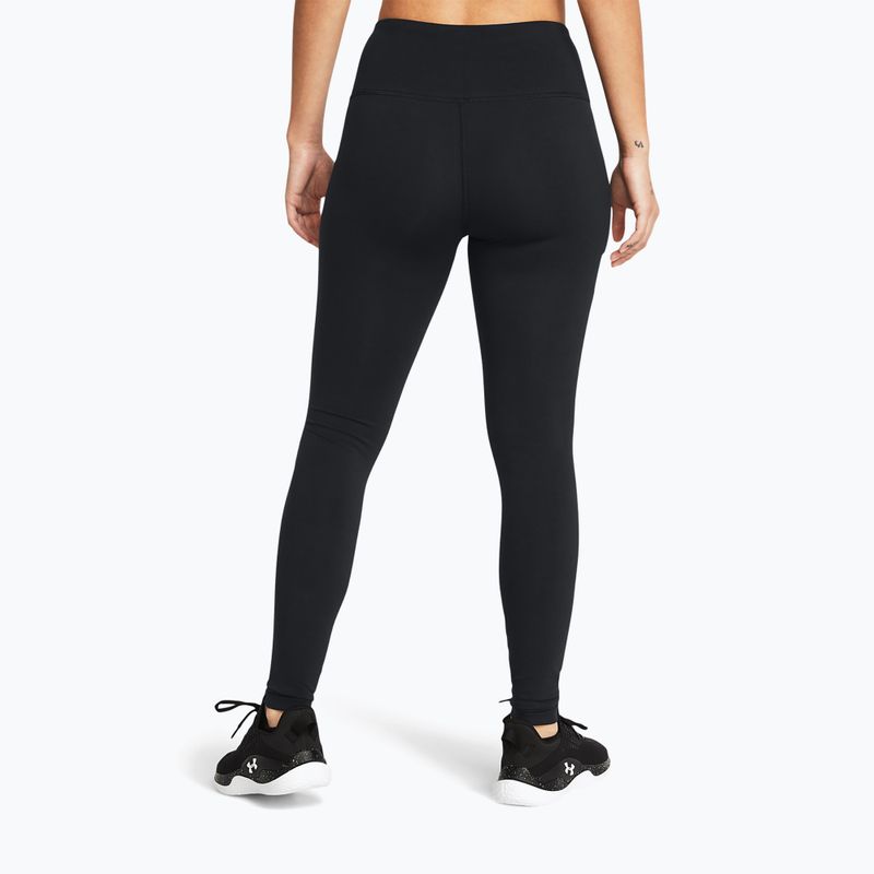 Leggings Under Armour Campus nero/bianco da donna 3