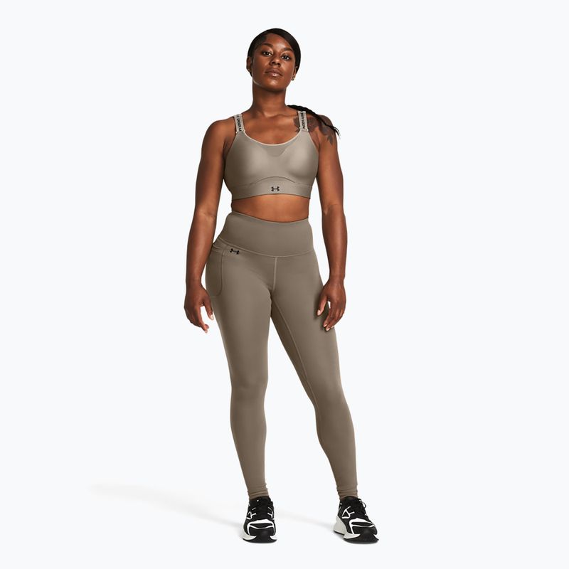 Leggings Under Armour Motion taupe dusk/nero da donna 2