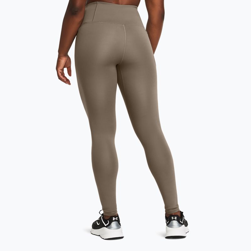 Leggings Under Armour Motion taupe dusk/nero da donna 3