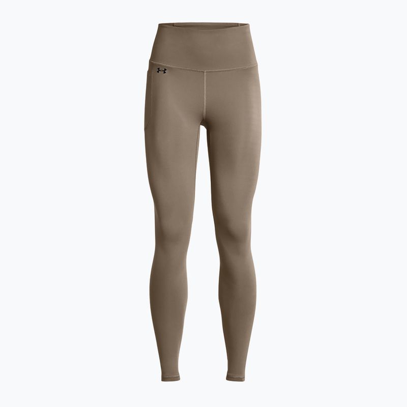 Leggings Under Armour Motion taupe dusk/nero da donna 5