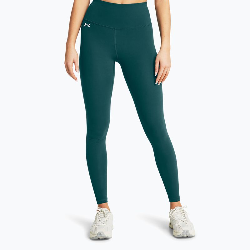 Leggings Under Armour Motion hydro verde acqua/bianco da donna