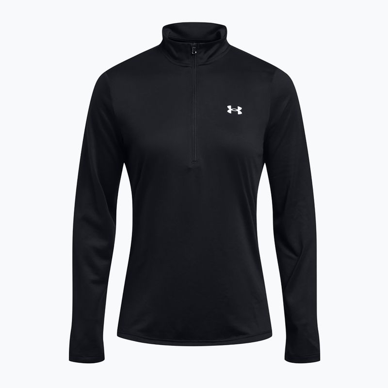 Felpa Under Armour Tech 1/2 Zip Solid nero / bianco da donna 3