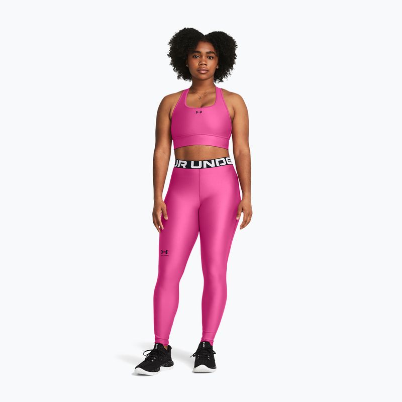 Leggings Under Armour HG Authentics da donna rosa astro/nero 2