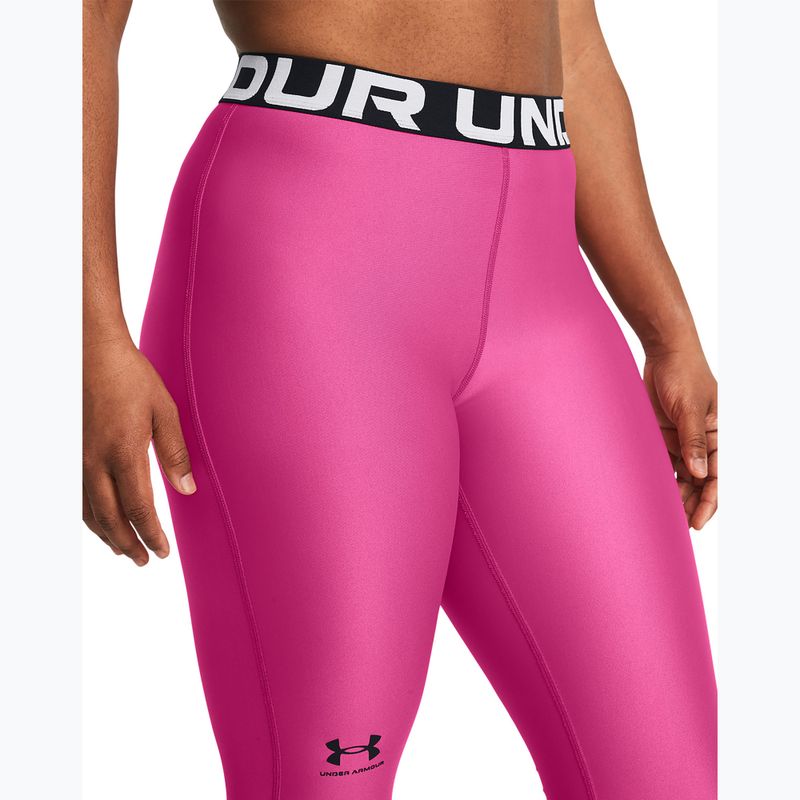 Leggings Under Armour HG Authentics da donna rosa astro/nero 4