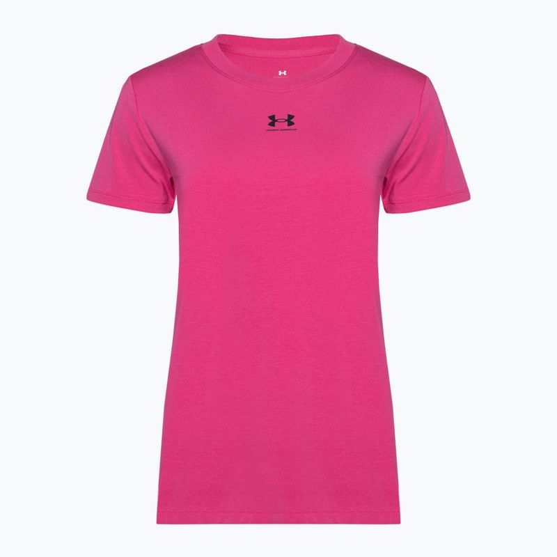 Maglietta da allenamento Under Armour Off Campus Core rosa astro/nero da donna