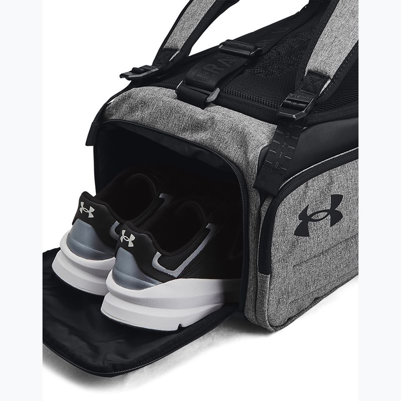 Borsa sportiva Under Armour Contain Duo 40 l castlerock medium heather/black/white 5