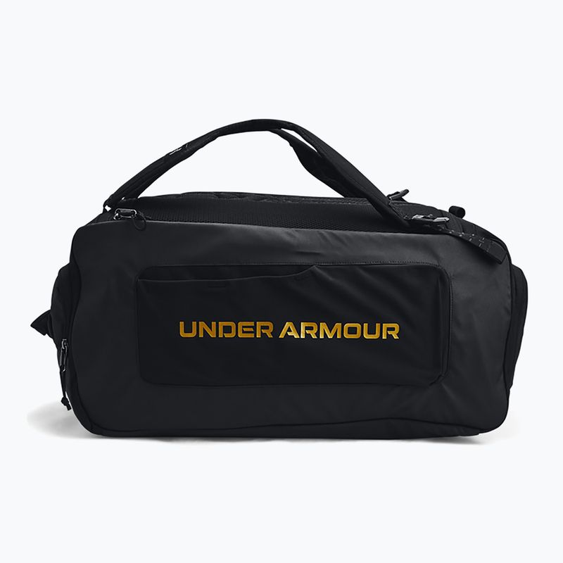 Under Armour Contain Duo 50 l borsa da allenamento nero/oro metallizzato 2