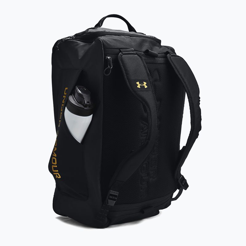 Under Armour Contain Duo 50 l borsa da allenamento nero/oro metallizzato 3