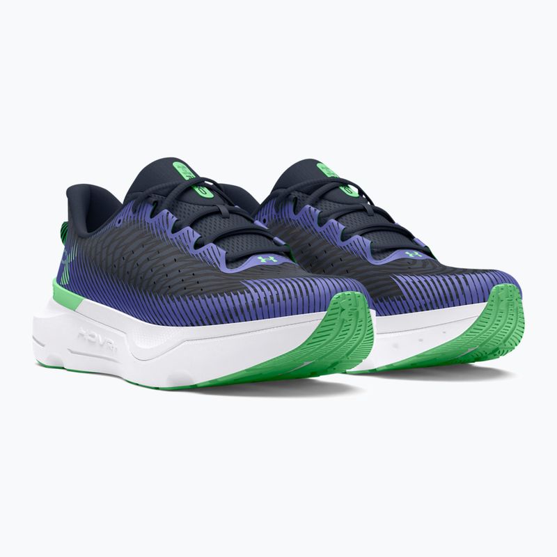 Scarpe da corsa da uomo Under Armour Infinite Pro nere/castlerock/bianche 10