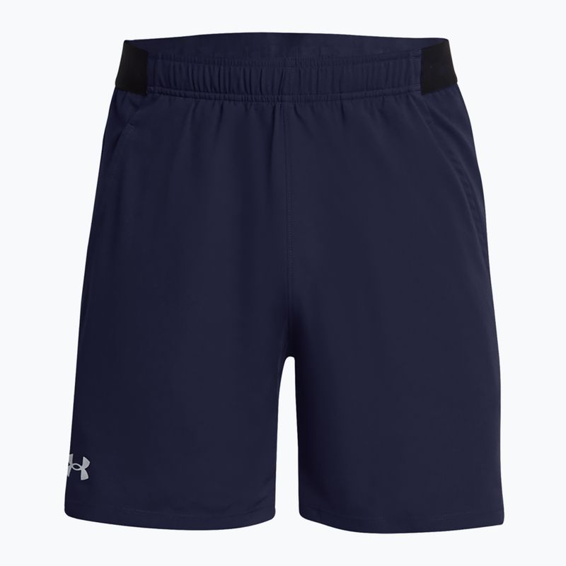 Pantaloncini da allenamento Under Armour da uomo UA Vanish Woven 6in midnight navy/mod gray 5