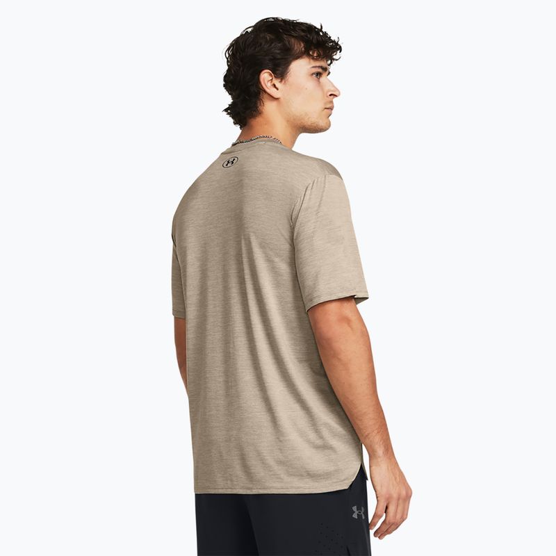 Under Armour Tech Vent maglia da allenamento da uomo timberwolf taupe/nero 2