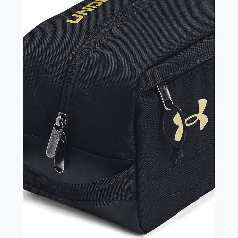 Under Armour Contain Travel Kit borsa per cosmetici nera/oro metallizzato 3