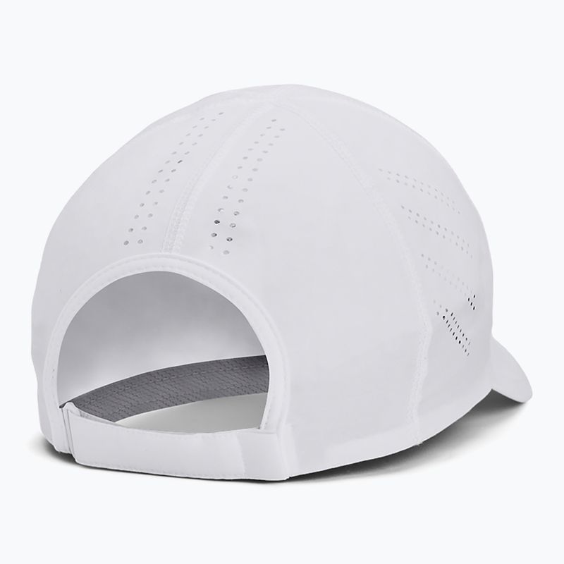 Cappellino da donna con visiera Under Armour Iso-Chill Launch bianco/bianco/riflettente 6