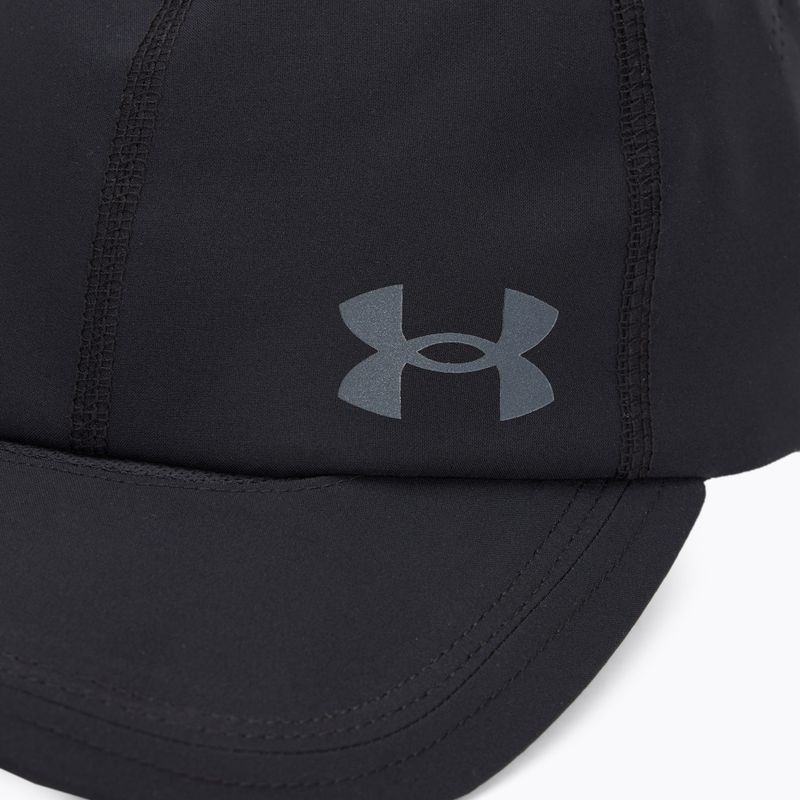 Cappellino da donna con visiera Under Armour Iso-Chill Launch nero/nero/riflettente 3