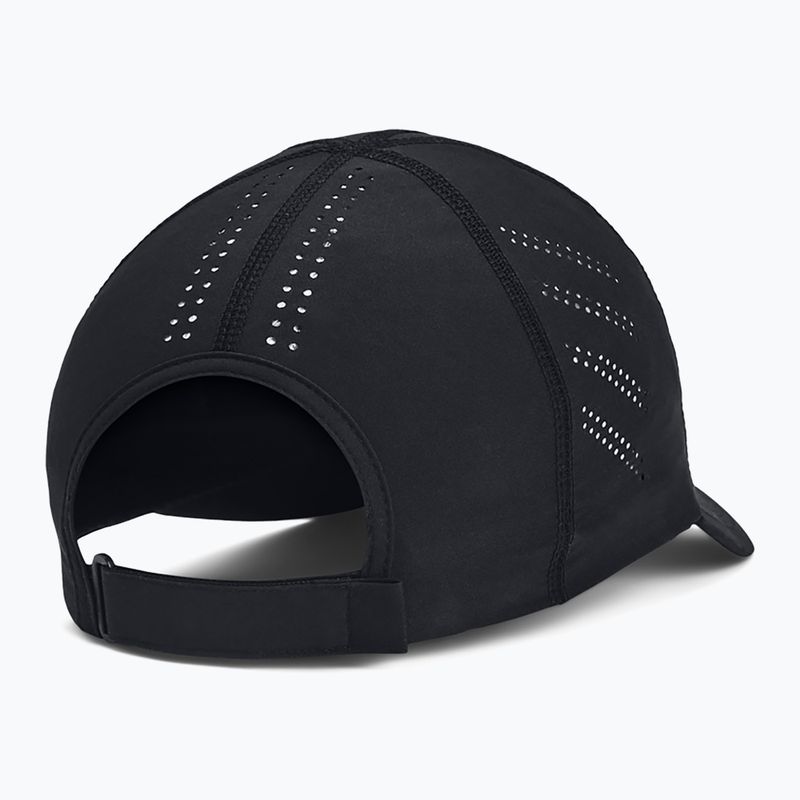 Cappellino da donna con visiera Under Armour Iso-Chill Launch nero/nero/riflettente 5